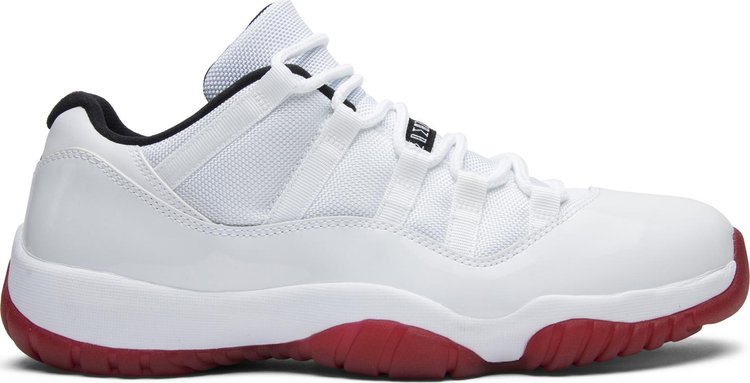 נעלי סניקרס Air Jordan 11 Retro Low 'Cherry Bottom' של המותג נייקי בצבע לבן עשויות 