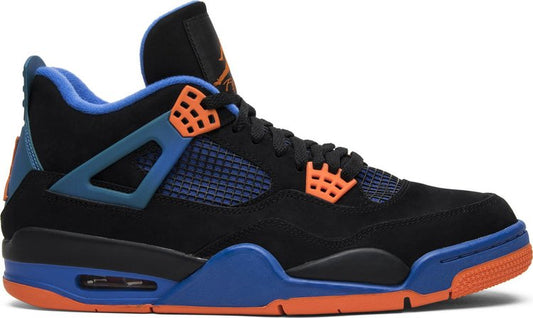 נעלי סניקרס Air Jordan 4 Retro 'Cavs' של המותג נייקי בצבע שָׁחוֹר עשויות 