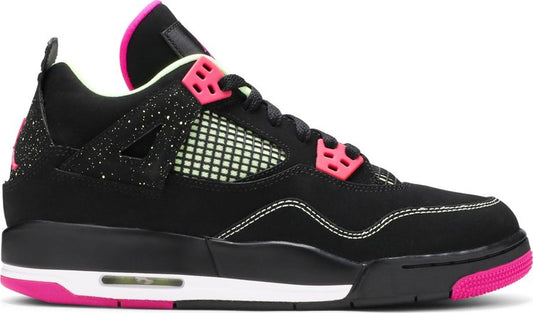 נעלי סניקרס Air Jordan 4 Retro 30th GG 'Fuchsia' של המותג נייקי בצבע שָׁחוֹר עשויות 