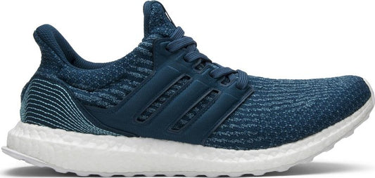 נעלי סניקרס Parley x UltraBoost 3.0 Limited 'Night Navy' של המותג אדידס בצבע כְּחוֹל עשויות ניילון פוליאסטר Primeknit