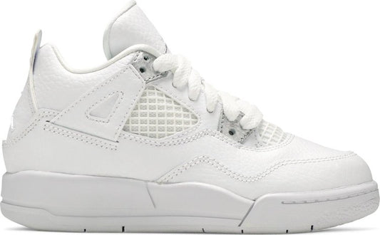 נעלי סניקרס Air Jordan 4 Retro PS 'Pure Money' של המותג נייקי בצבע לבן עשויות 