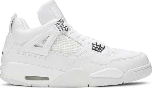נעלי סניקרס Air Jordan 4 Retro 'Pure $' של המותג נייקי בצבע לבן עשויות 
