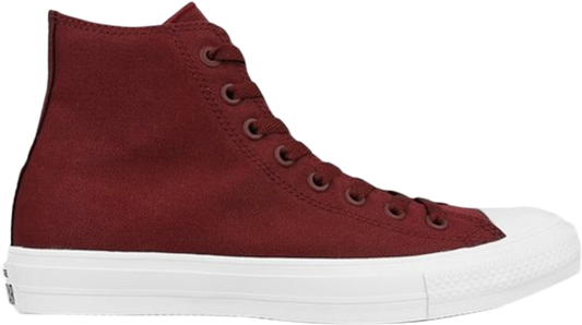 נעלי סניקרס Chuck Taylor All Star 2 Hi 'Bordeaux' של המותג קונברס אולסטאר בצבע אָדוֹם עשויות 