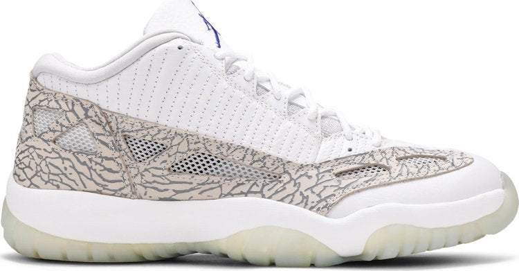 נעלי סניקרס Air Jordan 11 Retro Low IE 'Cobalt' 2003 של המותג נייקי בצבע לבן עשויות 