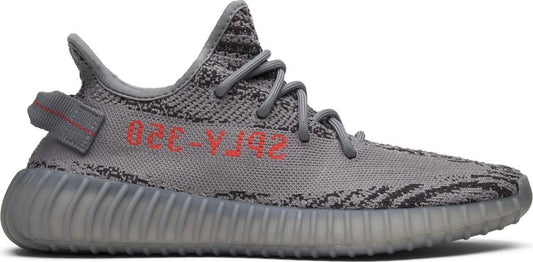 נעלי סניקרס Yeezy Boost 350 V2 'Beluga 2.0' של המותג אדידס בצבע אפור עשויות ניילון פוליאסטר Primeknit