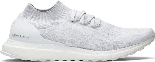 נעלי סניקרס UltraBoost Uncaged 'Triple White' של המותג אדידס בצבע לבן עשויות ניילון פוליאסטר Primeknit