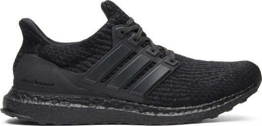 נעלי סניקרס UltraBoost 3.0 Limited 'Triple Black 2.0' של המותג אדידס בצבע שָׁחוֹר עשויות ניילון פוליאסטר Primeknit