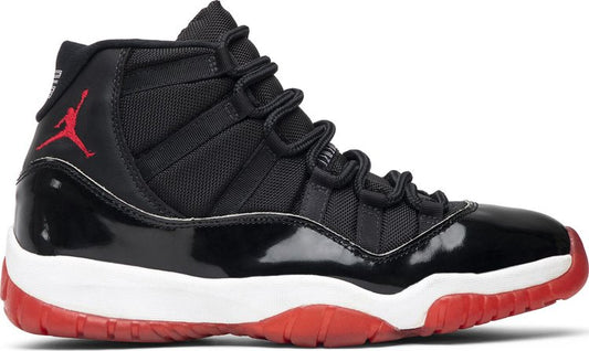 נעלי סניקרס Air Jordan 11 OG 'Bred' 1996 של המותג נייקי בצבע שָׁחוֹר עשויות 