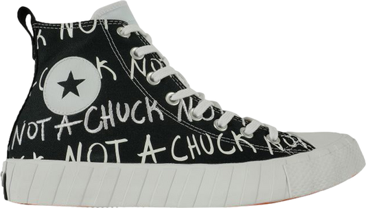 נעלי סניקרס Chuck 70 Hi 'UNT1TL3D - Black' של המותג קונברס אולסטאר בצבע שָׁחוֹר עשויות 