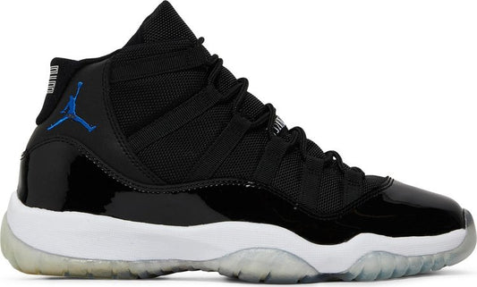 נעלי סניקרס Air Jordan 11 Retro GS 'Space Jam' 2009 של המותג נייקי בצבע שָׁחוֹר עשויות 