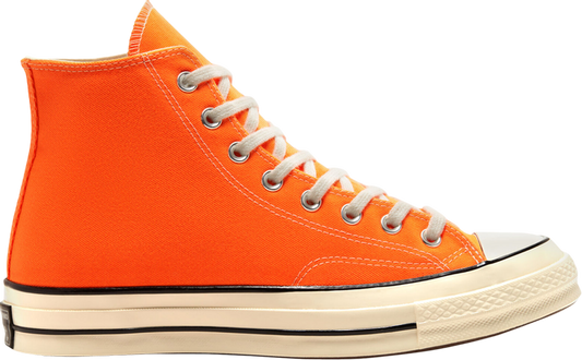 נעלי סניקרס Chuck 70 High 'Total Orange' של המותג קונברס אולסטאר בצבע כתום עשויות 