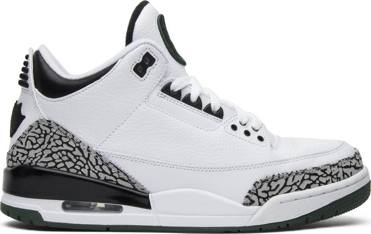 נעלי סניקרס Air Jordan 3 Retro 'Oregon Ducks' של המותג נייקי בצבע לבן עשויות 