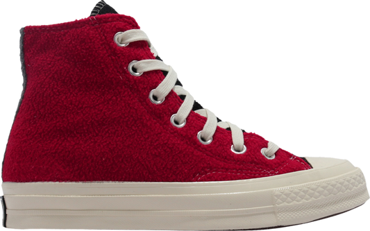 נעלי סניקרס Chuck 70 High 'Navy Red' של המותג קונברס אולסטאר בצבע אָדוֹם עשויות צֶמֶר