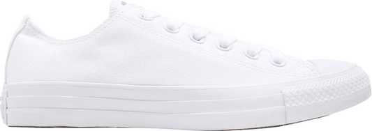 נעלי סניקרס Chuck Taylor All Star Low 'White Monochrome' של המותג קונברס אולסטאר בצבע לבן עשויות 