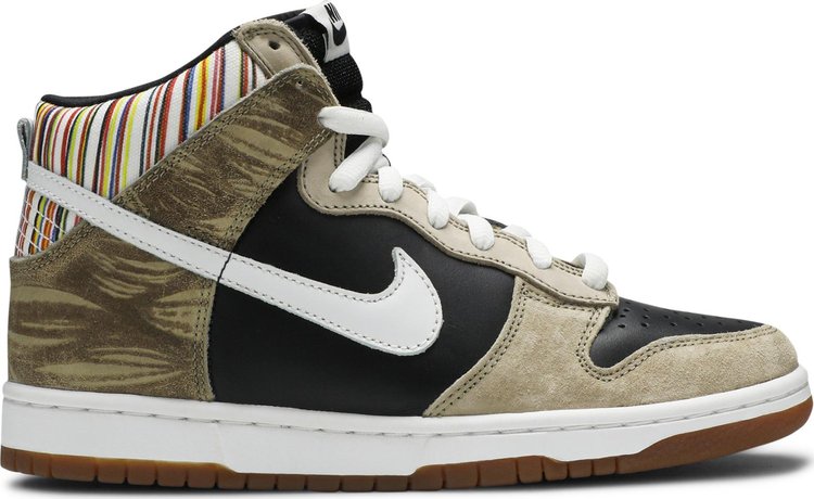 נעלי סניקרס Dunk High Premium Sb 'Paul Ulrich' של המותג נייקי בצבע שָׁחוֹר עשויות 