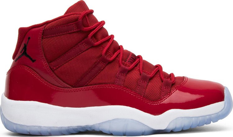 נעלי סניקרס Air Jordan 11 Retro GS 'Win Like '96' של המותג נייקי בצבע אָדוֹם עשויות 