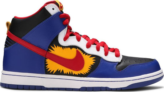 נעלי סניקרס Dunk High Pro SB 'Comic' של המותג נייקי בצבע שָׁחוֹר עשויות 