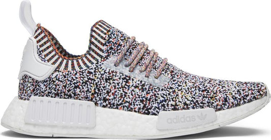 נעלי סניקרס NMD_R1 Primeknit 'Color Static' של המותג אדידס בצבע צבעוני עשויות ניילון פוליאסטר Primeknit