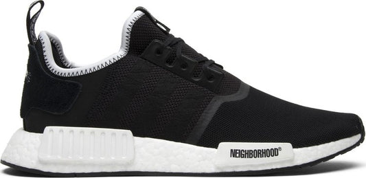 נעלי סניקרס Invincible x Neighborhood x NMD_R1 'Tiger' של המותג אדידס בצבע שָׁחוֹר עשויות 