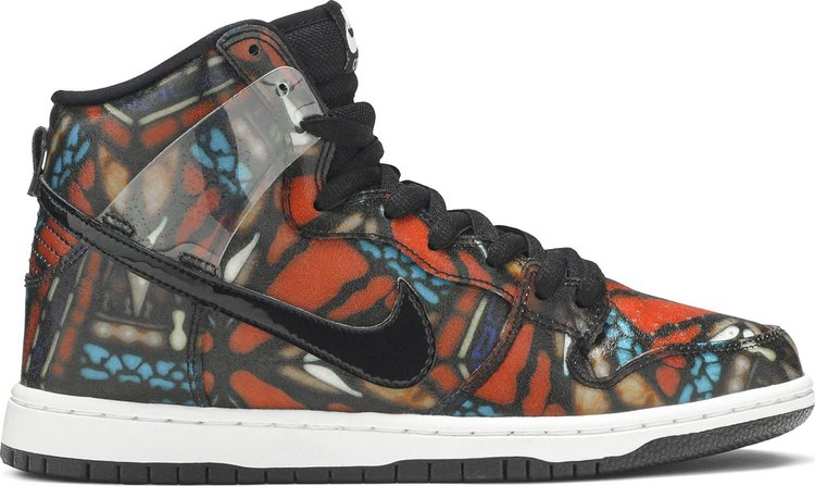 נעלי סניקרס Concepts x SB Dunk High 'Stained Glass' של המותג נייקי בצבע צבעוני עשויות 