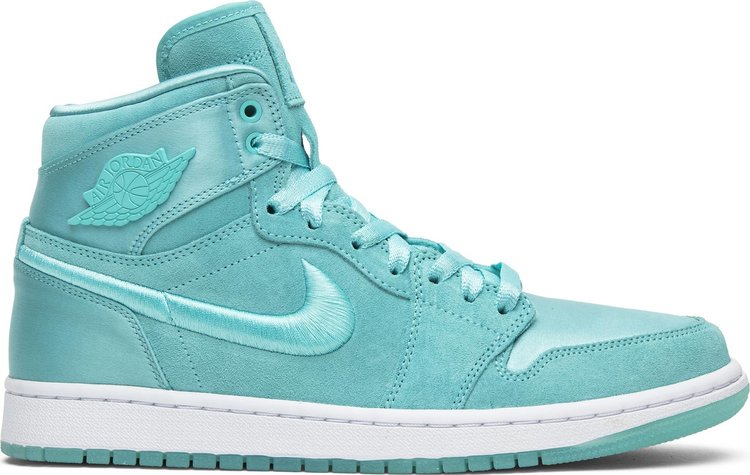 נעלי סניקרס Wmns Air Jordan 1 Retro High 'Season of Her: Aqua' של המותג נייקי בצבע ירוק-כחול/טורקיז עשויות עוֹר