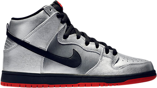 נעלי סניקרס Dunk High Pro SB 'Steel Reserve' של המותג נייקי בצבע כסף עשויות 