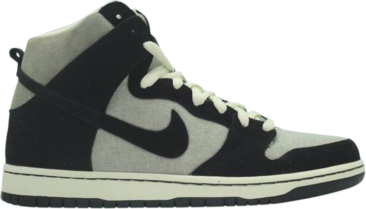 נעלי סניקרס Dunk High Pro SB 'Fossil' של המותג נייקי בצבע אפור עשויות 