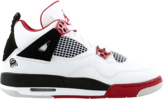 נעלי סניקרס Air Jordan 4 Retro GS 'Mars Blackmon' של המותג נייקי בצבע לבן עשויות 