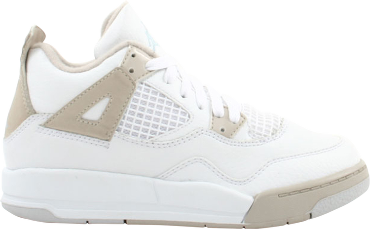 נעלי סניקרס Air Jordan 4 Retro PS 'Light Sand' של המותג נייקי בצבע לבן עשויות 