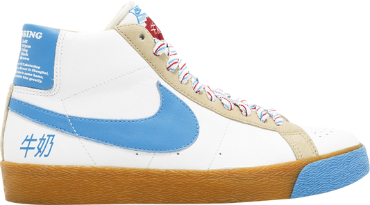 נעלי סניקרס Blazer Premium SB 'Milkcrate' Sample של המותג נייקי בצבע לבן עשויות 