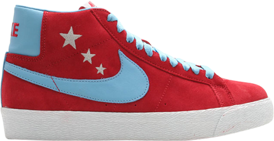 נעלי סניקרס Blazer Premium SB 'Vanilla Ice' של המותג נייקי בצבע אָדוֹם עשויות 