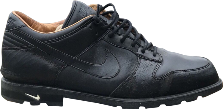 נעלי סניקרס Golf Dunk SB Low 'Black' של המותג נייקי בצבע שָׁחוֹר עשויות 