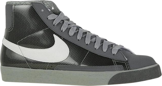נעלי סניקרס Blazer High 'Shadow Grey' של המותג נייקי בצבע אפור עשויות 