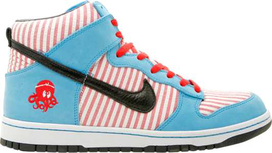 נעלי סניקרס Dunk High Premium 'Osaka/Dotonbori' של המותג נייקי בצבע כְּחוֹל עשויות 