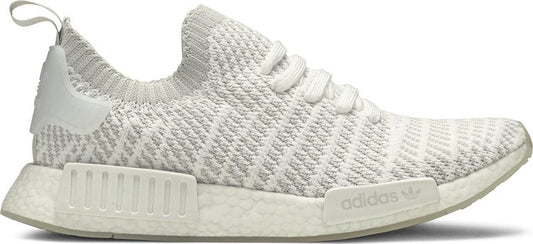 נעלי סניקרס NMD_R1 STLT Primeknit 'Cloud White' של המותג אדידס בצבע לבן עשויות 