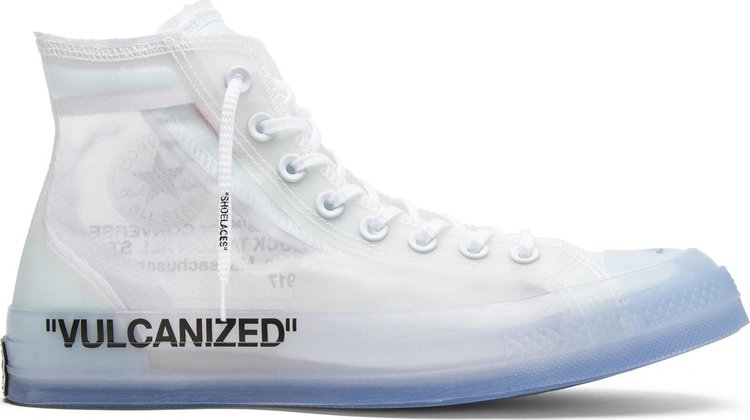 נעלי סניקרס Off-White x Chuck 70 'The Ten' של המותג קונברס אולסטאר בצבע לבן עשויות 