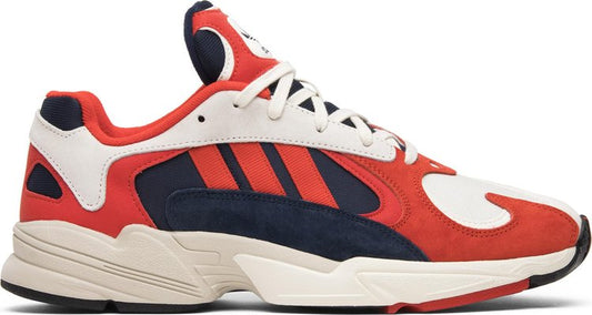 נעלי סניקרס Yung-1 'Chalk White' של המותג אדידס בצבע לבן עשויות 