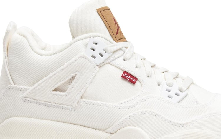 Levi's x Air Jordan 4 Retro GS 'White Denim'