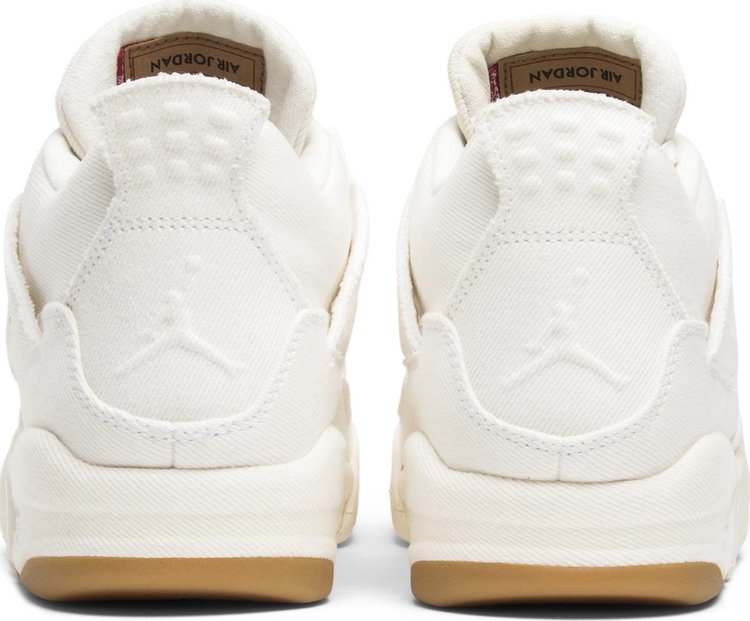 Levi's x Air Jordan 4 Retro GS 'White Denim'