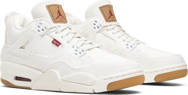 Levi's x Air Jordan 4 Retro GS 'White Denim'