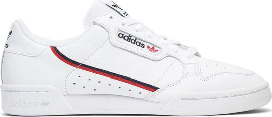 נעלי סניקרס Continental 80 Rascal 'Cloud White' של המותג אדידס בצבע לבן עשויות 