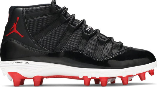 נעלי סניקרס Air Jordan 11 Retro Cleat 'Bred' של המותג נייקי בצבע אָדוֹם עשויות 