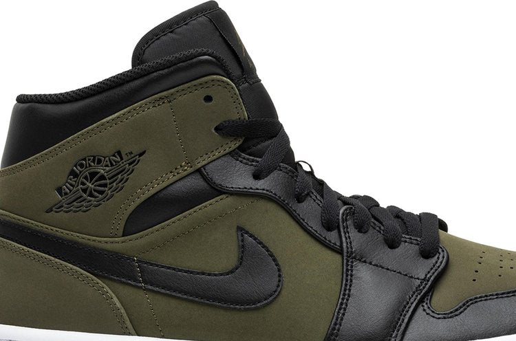 Air Jordan 1 Mid 'Olive Canvas'