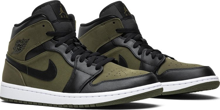 Air Jordan 1 Mid 'Olive Canvas'