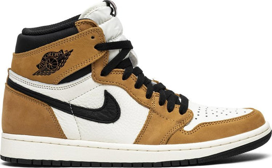 נעלי סניקרס Air Jordan 1 Retro High OG 'Rookie of the Year' של המותג נייקי בצבע חום עשויות עוֹר