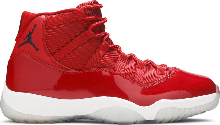 נעלי סניקרס Air Jordan 11 Retro 'Win Like '96' Sample של המותג נייקי בצבע אָדוֹם עשויות 