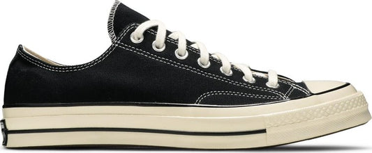 נעלי סניקרס Chuck 70 Low 'Black' של המותג קונברס אולסטאר בצבע שָׁחוֹר עשויות 