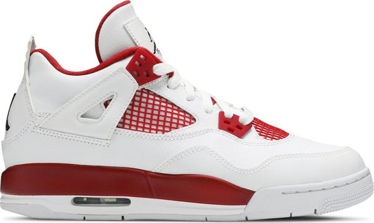 נעלי סניקרס Air Jordan 4 Retro BG 'Alternate 89' של המותג נייקי בצבע לבן עשויות 