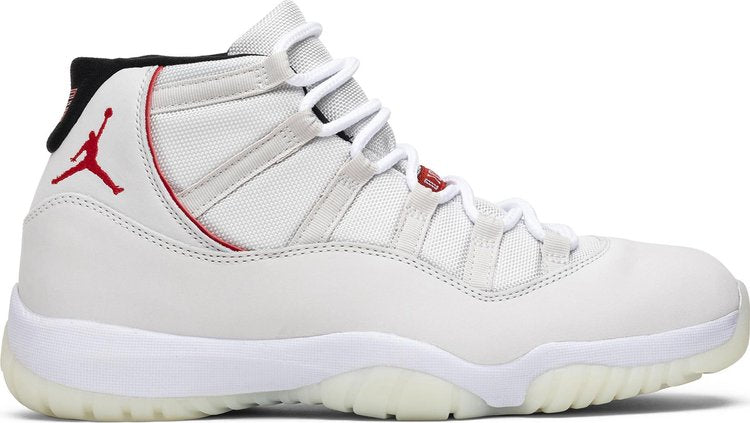 נעלי סניקרס Air Jordan 11 Retro 'Platinum Tint' של המותג נייקי בצבע לבן עשויות 