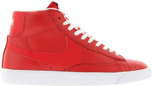 נעלי סניקרס Blazer Mid Premium 'Game Red' של המותג נייקי בצבע אָדוֹם עשויות 